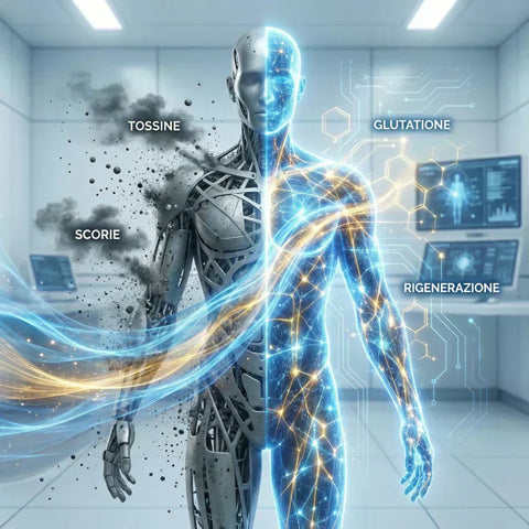 Processo di detox e recupero muscolare: pulizia interna dell'atleta.