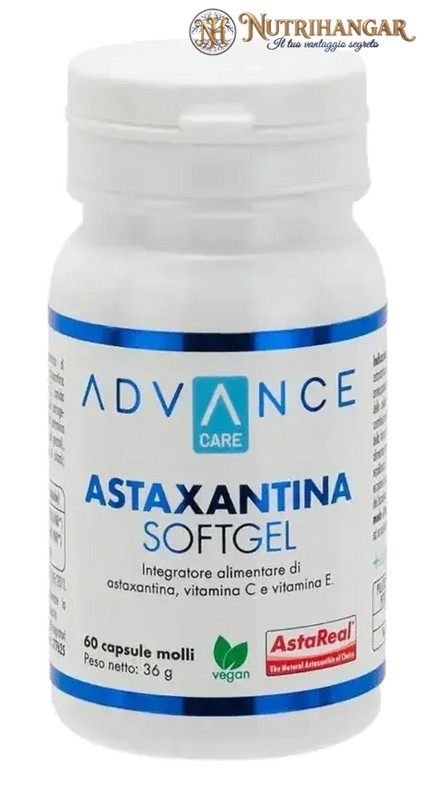 Confezione di Astaxantina SoftGel +Watt con Vitamina C ed E, per la protezione cellulare
