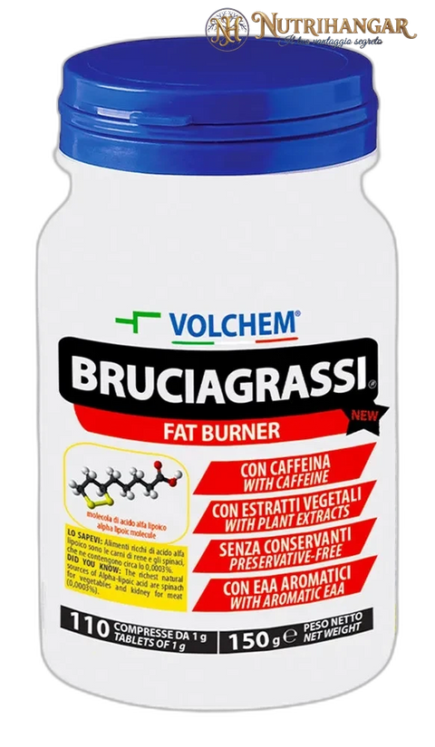 Confezione dell'integratore Bruciagrassi® Volchem per il controllo del peso.