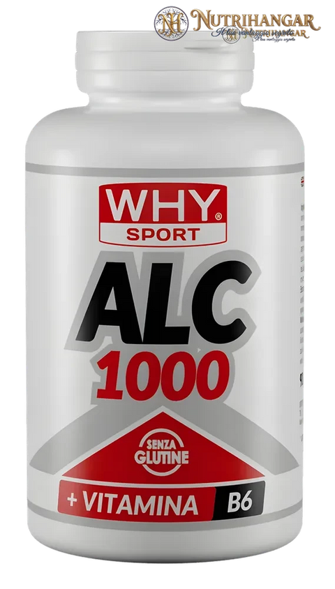 Flacone dell'integratore energetico Alc 1000 Why Sport con Acetil L-Carnitina
