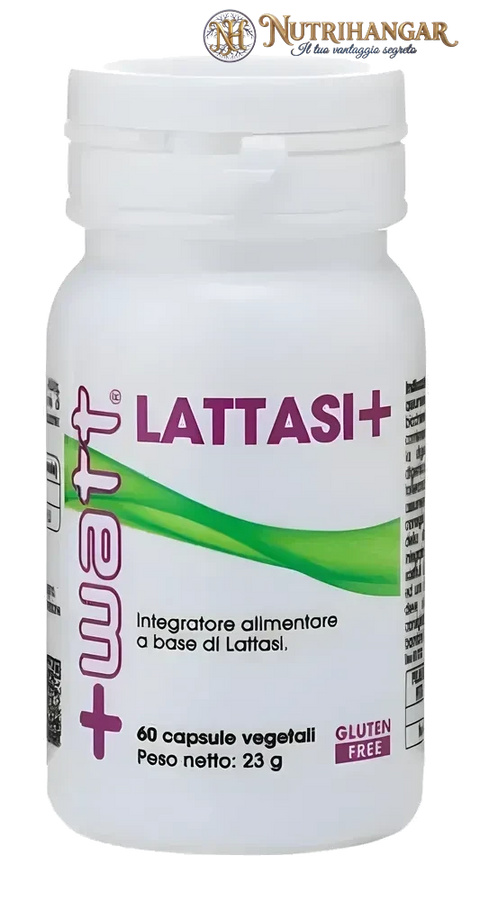 Confezione Lattasi+ - +Watt integratore per intolleranza al lattosio
