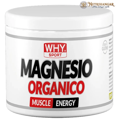 Barattolo di Magnesio Organico Why Sport ad alta biodisponibilità