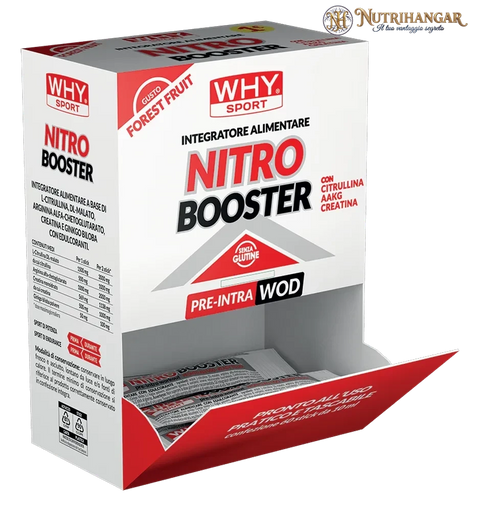 Stick di Nitro Booster Forest Fruit 2K Why Sport Gusto Frutti di Bosco Box 60  stick