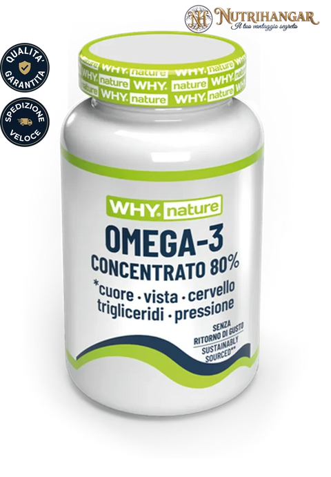 Omega 3 concentrato 80% Barattolo 60 softgels