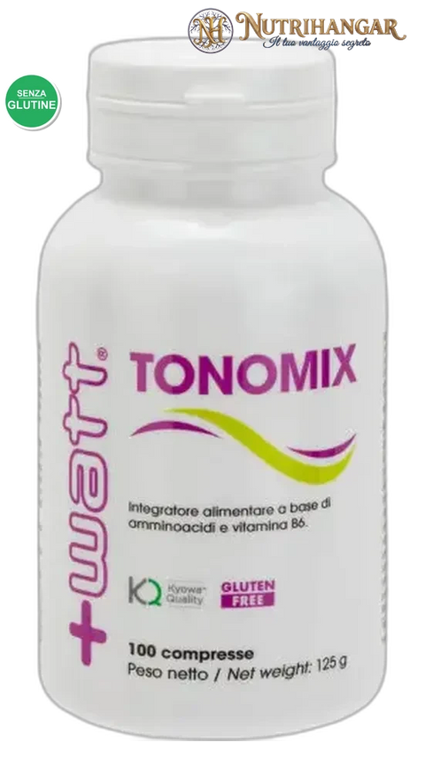 Confezione Tonomix +Watt aminoacidi essenziali e vitamina B6