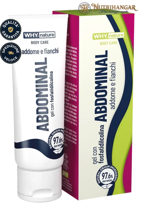 Texture del gel Abdominal Addome e Fianchi Why Nature per tonificazione muscolare.