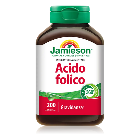 Acido Folico Jamieson – barattolo da 200 Compresse