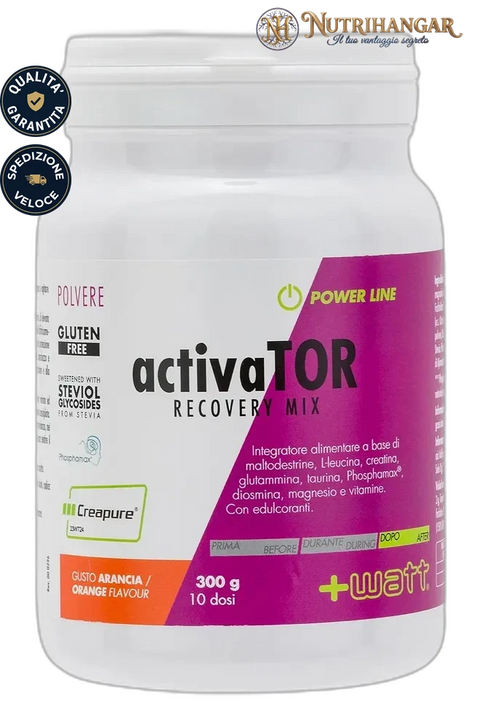 activator-recovery-mix-barattolo 300 gr gusto arancia