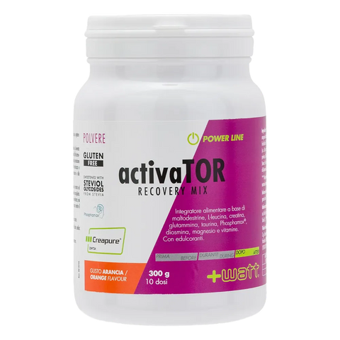 ActivaTOR Recovery Mix +Watt Arancia – barattolo da 300 gr
