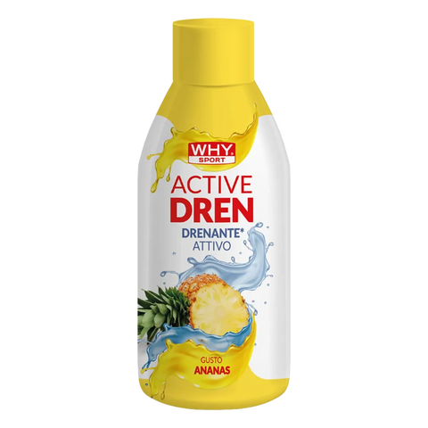Active Dren Why Sport – bottiglia da 500 ml / Ananas