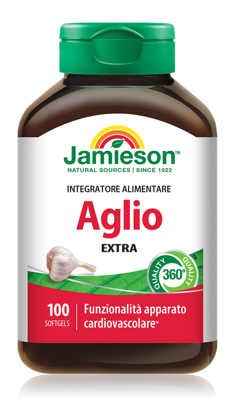 Aglio Extra Jamieson - Barattolo da 100 Softgels