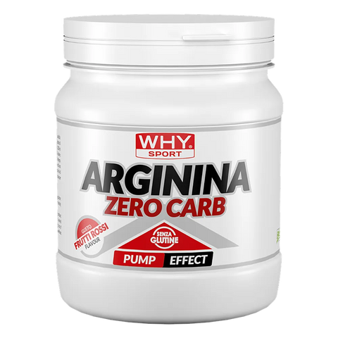 Arginina Zero Carb Why Sport Frutti Rossi – barattolo da 220 gr