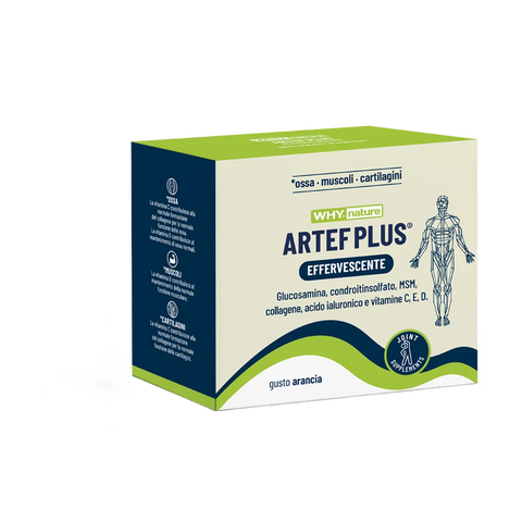Artef Plus Effervescente Why Nature Arancia – confezione 24 Bustine