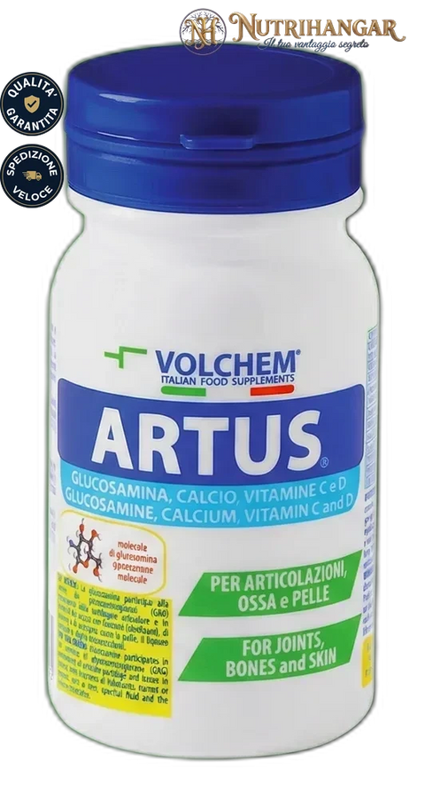 Confezione di Artus® Volchem integratore per il benessere articolare e osseo.
