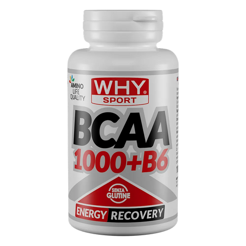 BCAA 1000 + B6 Why Sport – barattolo da 100 Compresse