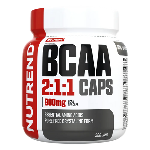 BCAA 2:1:1 Caps Nutrend – barattolo da 300 capsule
