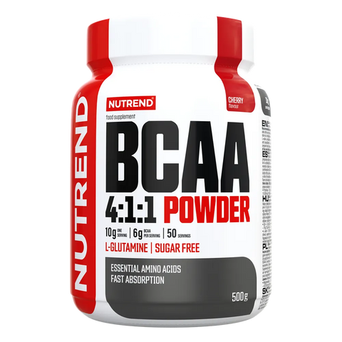 BCAA 4:1:1 Powder Nutrend Ciliegia – barattolo da 500 g