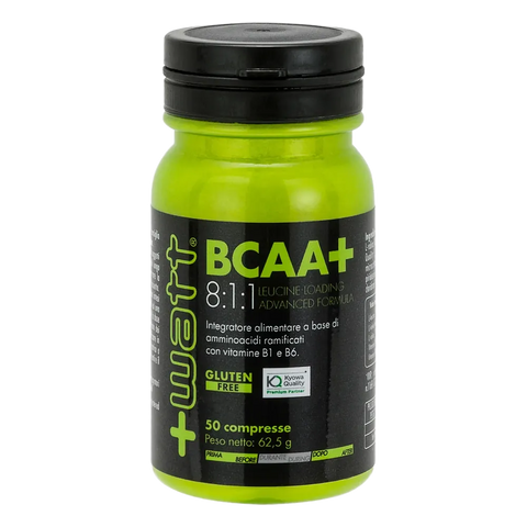 BCAA+ 8:1:1 Compresse +Watt – barattolo da 50 compresse