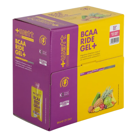 BCAA Ride Gel+ +Watt Tutti i Frutti – box da 30 bustine