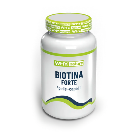 Biotina Forte Why Nature – barattolo da 60 compresse