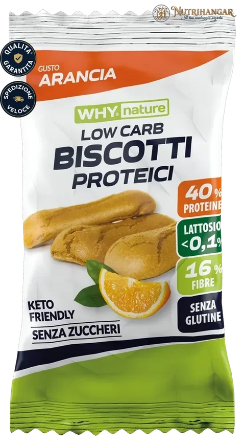Biscotti Proteici croccanti per dieta sportiva e povera di zuccheri