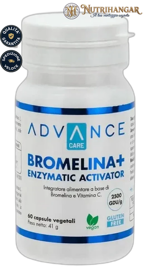 Integratore drenante Bromelina+ Enzymatic Activator +Watt con Vitamina C