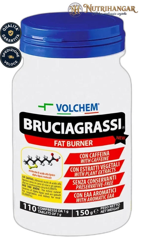 Confezione dell'integratore Bruciagrassi® Volchem per il controllo del peso.