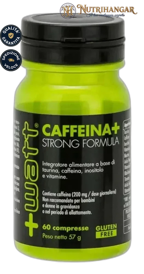 Integratore Caffeina+ Strong Formula +Watt con taurina e inositolo