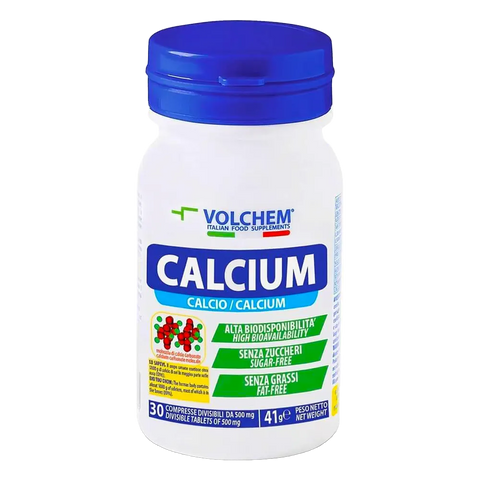 Calcium Volchem – barattolo da 30 Compresse