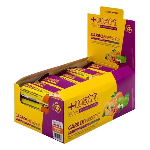 Carbo Energy+ +Watt Agrumi – box 20 barrette