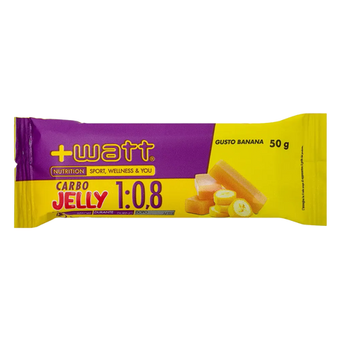 Carbo Jelly 1:0,8 +Watt Banana – barretta da 50 gr