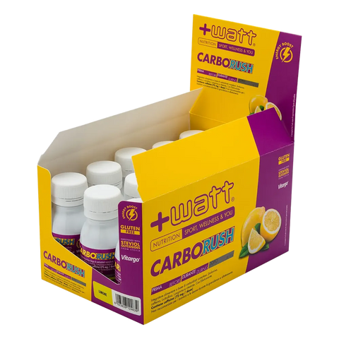 Carbo Rush +Watt Limone – box da 15 Shots