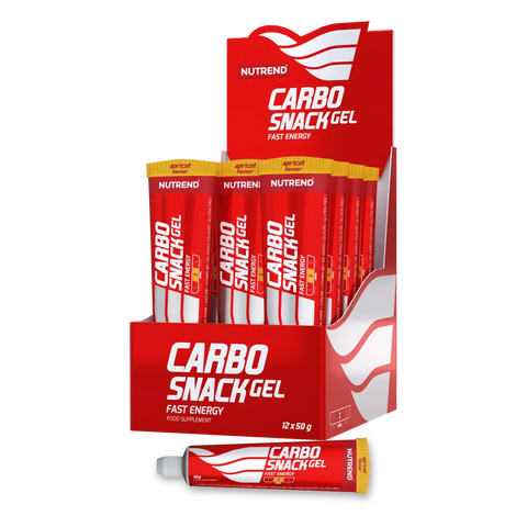 Carbosnack Tube Nutrend Albicocca – box da 12 Tubetti da 50 g
