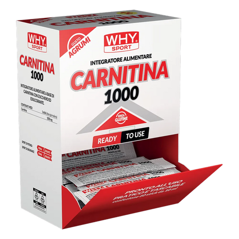 Carnitina 1000 Why Sport Agrumi – box da 60 sticks