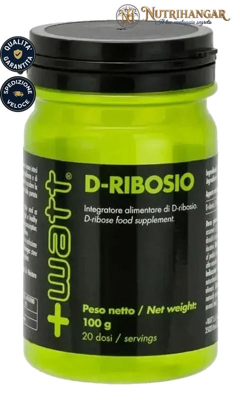 Integratore D-Ribosio +Watt per sintesi ATP e recupero energia
