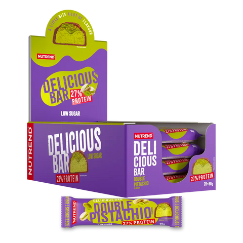 Delicious Bar Nutrend Doppio Pistacchio – box da 28 Barrette da 50 g