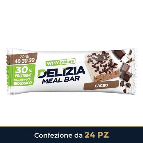 Delizia Meal Bar Why Nature Cacao – box da 24 Barrette