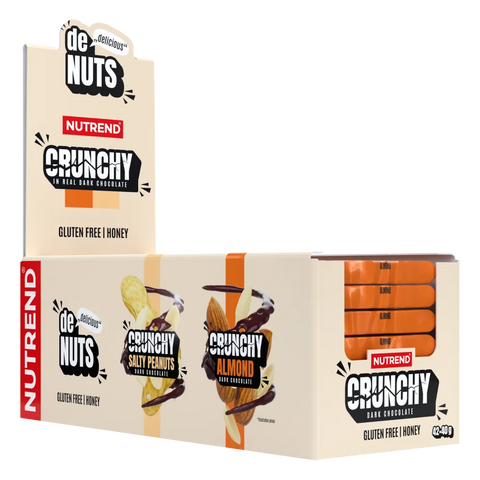 Denuts Crunchy Nutrend Mandorla – box da 42 Barrette da 40 g