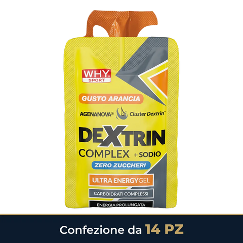 Dextrin Complex Why Sport Arancia – box da 14 gel