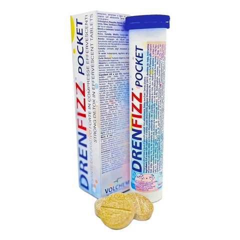 Drenfizz® Volchem Frutti Rossi – tubo da 18 Compresse Effervescenti