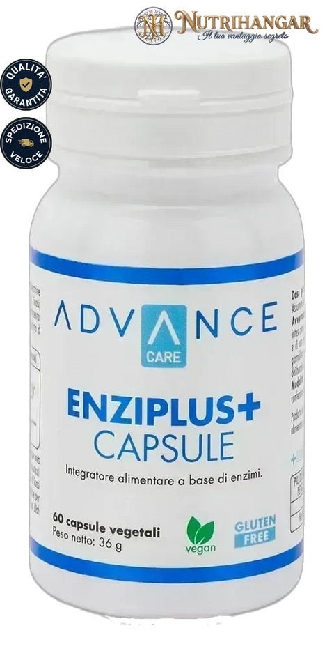 Confezione di Enziplus+ Capsule - +Watt integratore enzimi digestivi
