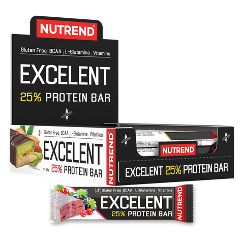 Excelent Protein Bar Nutrend Ribes Nero – box da 18 Barrette da 85 g