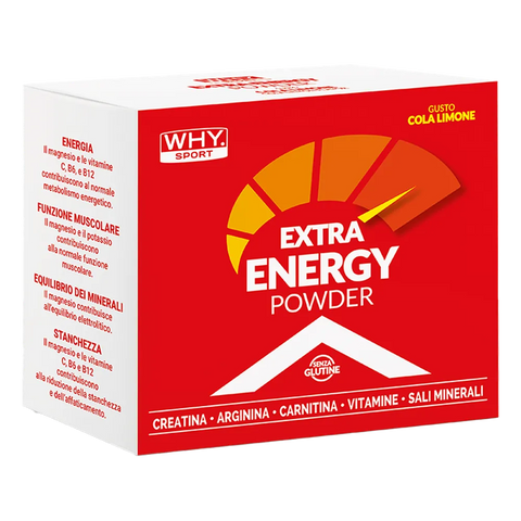 Extra Energy Why Sport – scatola da 20 Bustine