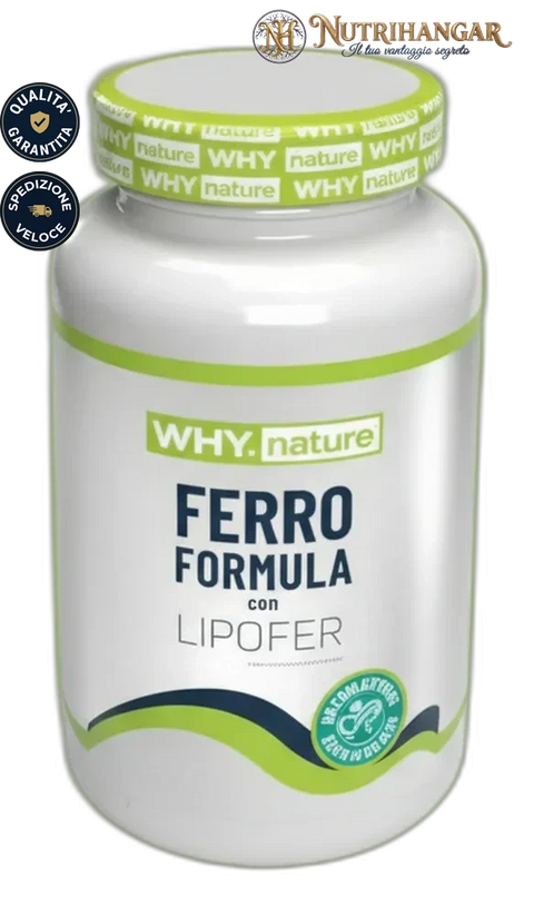 Integratore Ferro Formula Why Nature con Lipofer® e Vitamine