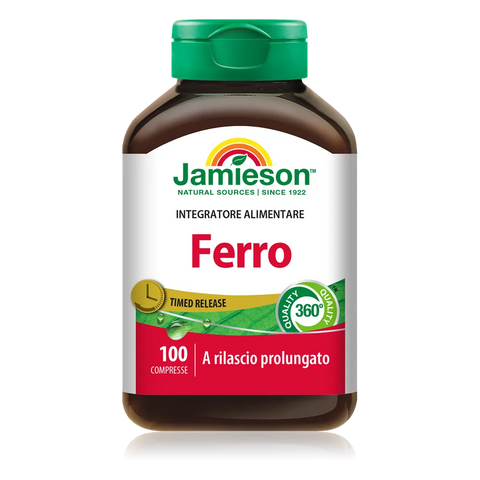 Ferro Timed Release Jamieson – barattolo da 100 compresse