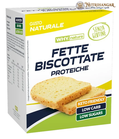 Fette Biscottate Proteiche Why Nature per dieta chetogenica e colazione