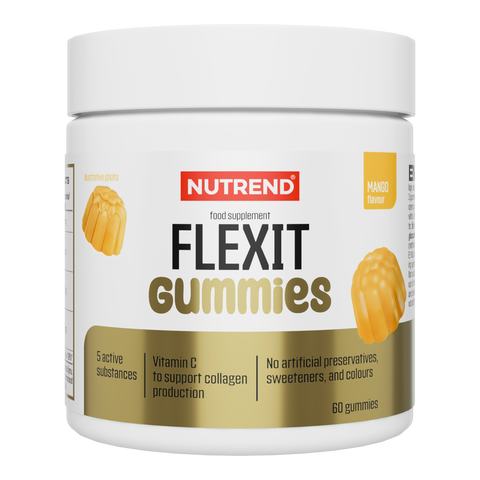 Flexit Gummies Nutrend - Gusto Mango - Barattolo da 60 caramelle gommose