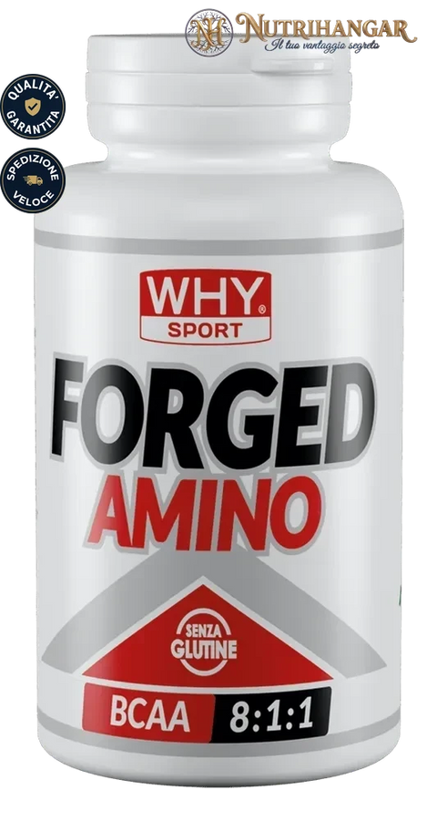 Compresse dell'integratore Forged Amino Why Sport in primo piano