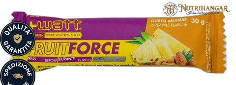 Confezione Fruit Force - +Watt barretta naturale frutta e noci Gusto Ananas