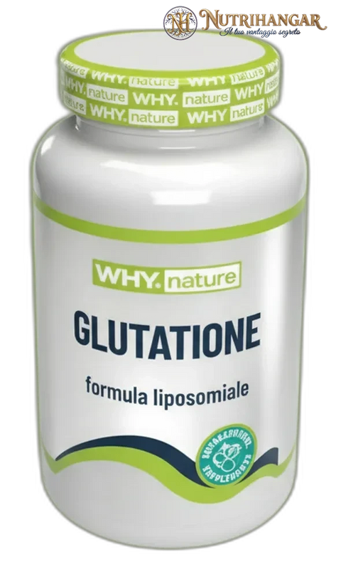 Integratore Glutatione Why Nature liposomiale con CoQ10 e Vitamina E